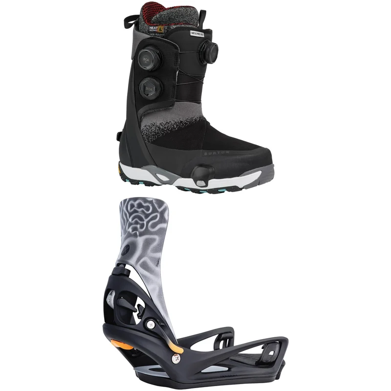 Burton Waverange X Pro Step On Snowboard Boots + Step On X Snowboard Bindings 2027