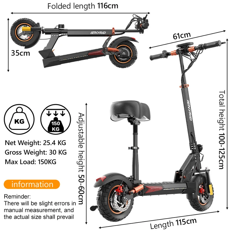 iENYRID M-4 Pro S+ Max Trottinette électrique longue portée