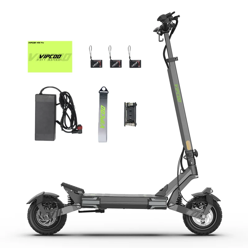 Trottinette électrique VIPCOO VS6 | 1000W, NFC, pneus tout-terrain tubeless