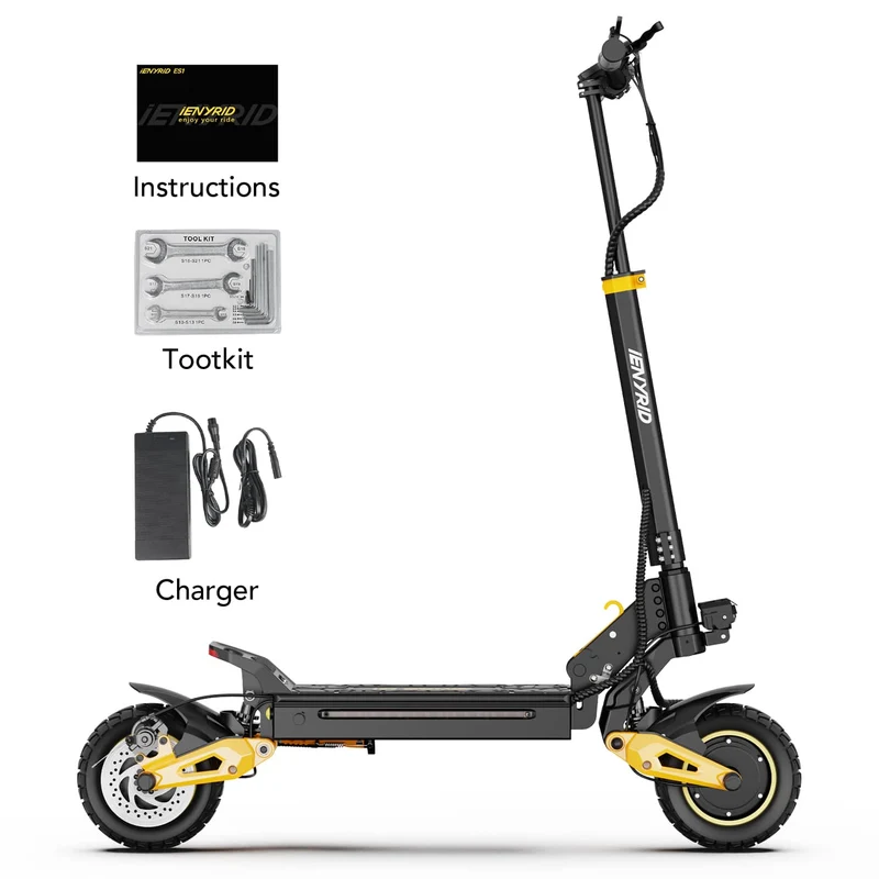 iENYRID ES1 Trottinette électrique tout-terrain à double moteur pour adultes