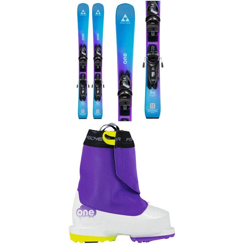 Fischer One Skis + FS CA JRS Bindings + Fischer One Ski Boots - Kids' 2027