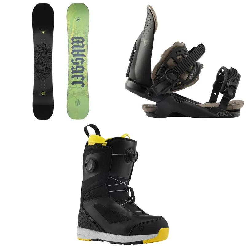 Rossignol Jibsaw Snowboard + Cuda Snowboard Bindings + RS Primo Snowboard Boots 2027