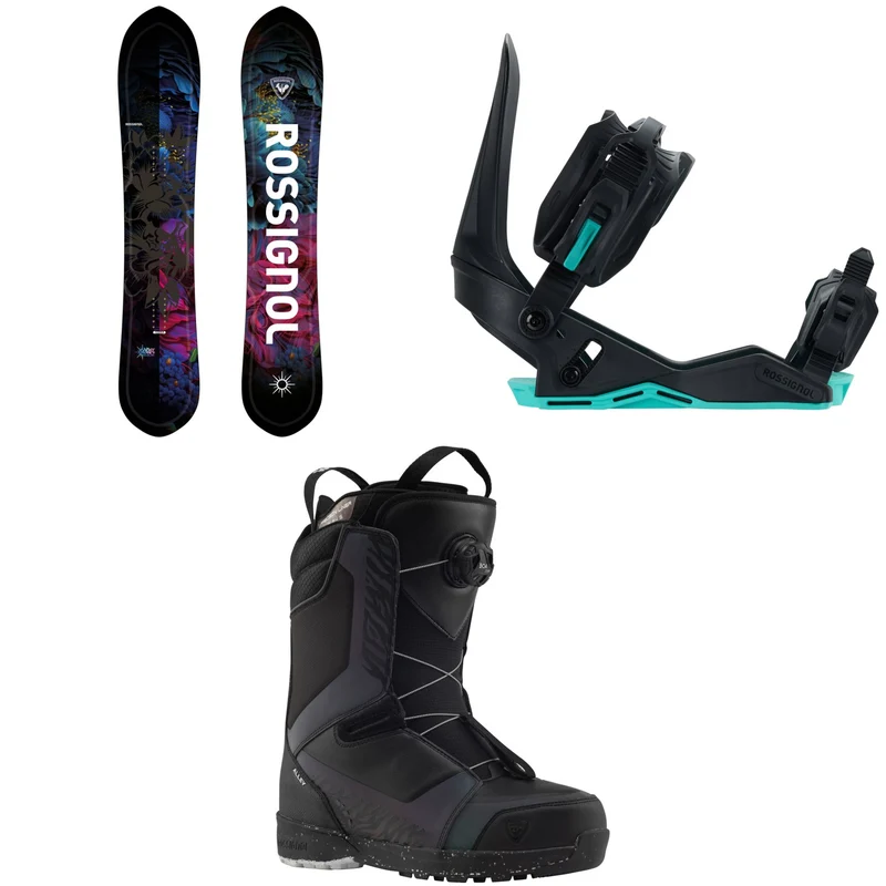 Rossignol After Hours Snowboard + Works Snowboard Bindings + Alley Boa H4 Snowboard Boots - Women's 2027