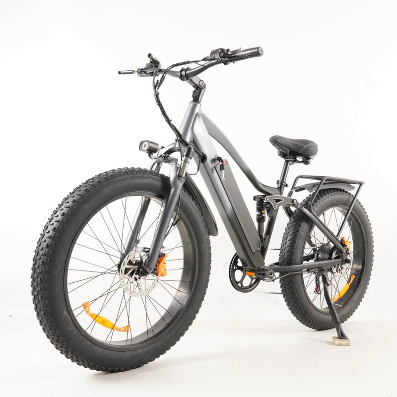 CMACEWHEEL TP26 Bicicletta elettrica 750w Mountain E-bike da uomo TP26 pollici Fat Tire Bicicletta elettrica Motoslitta 48V18AH Batteria al litio Bici elettrica