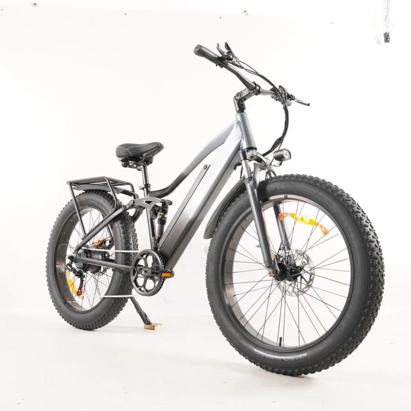 CMACEWHEEL TP26 Bicicletta elettrica 750w Mountain E-bike da uomo TP26 pollici Fat Tire Bicicletta elettrica Motoslitta 48V18AH Batteria al litio Bici elettrica