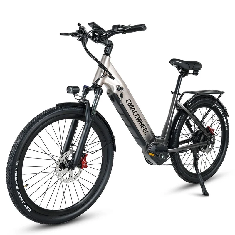 CMACEWHEEL L26 Ciclomotore Pendolare E bicicletta | Passo potente da 26 pollici attraverso la bici elettrica