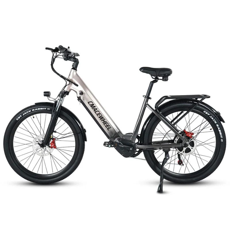 CMACEWHEEL L26 Ciclomotore Pendolare E bicicletta | Passo potente da 26 pollici attraverso la bici elettrica