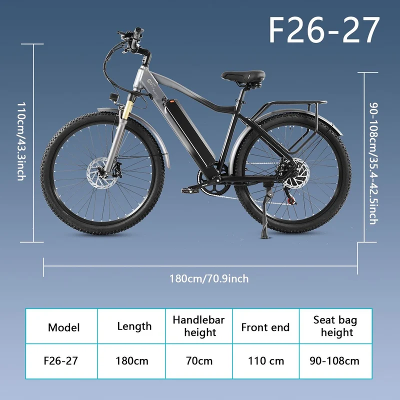 CMACEWHEEL F26 18AH 27/29 pollici | Mountain bike elettrica