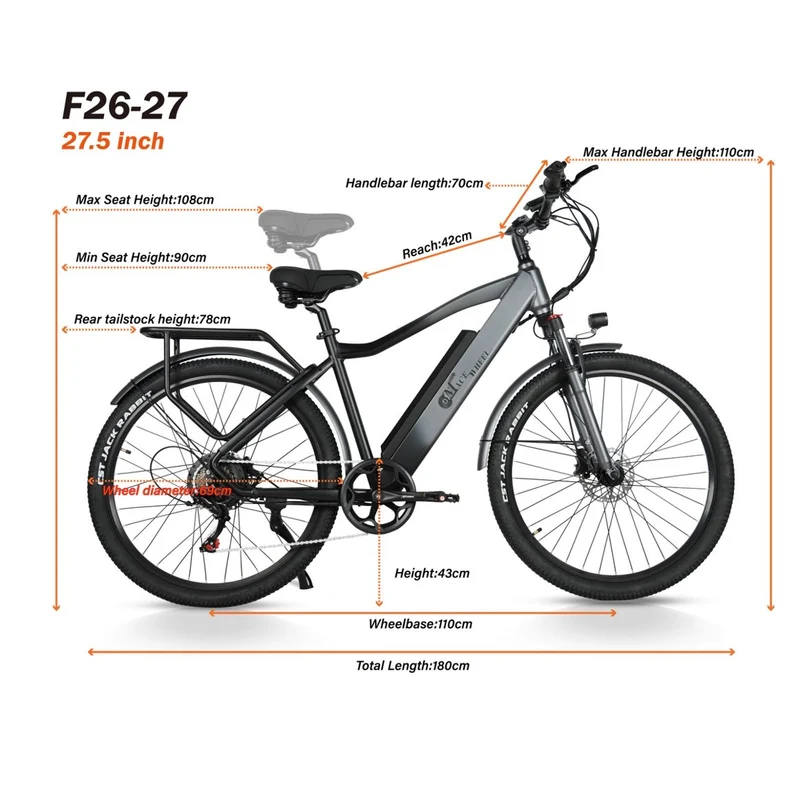 CMACEWHEEL F26 18AH 27/29 pollici | Mountain bike elettrica