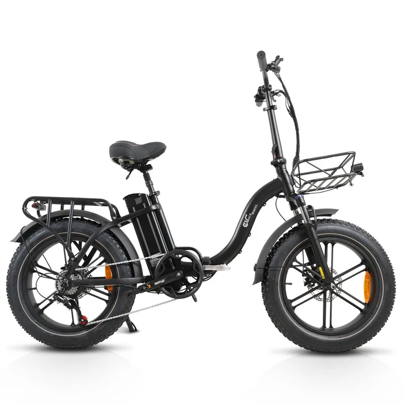 CMACEWHEEL Y20 Y20Pro 750W 20" Step-through Electric Fat Bike Batteria 48V 18Ah