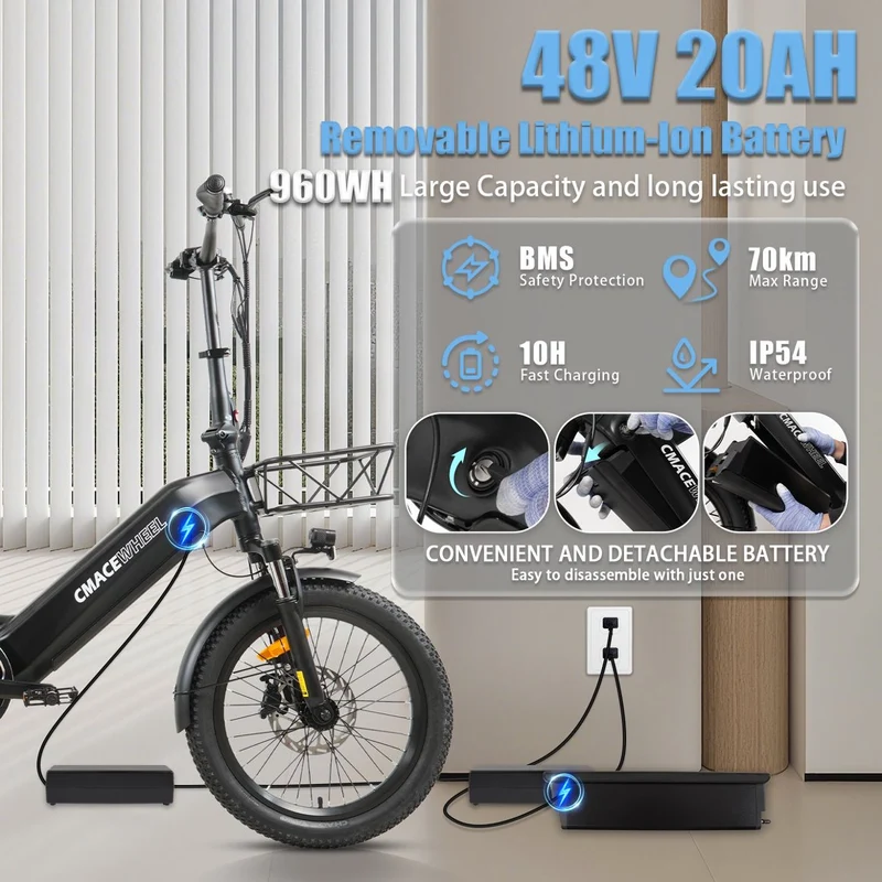 CMACEWHEEL HQ20 | Bicicletta elettrica per pendolari