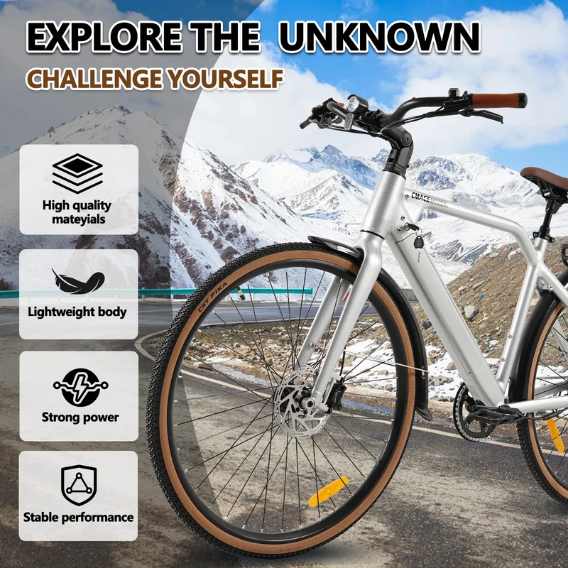 CMACEWHEEL F700-2 36V 250W Batteria rimovibile Bicicletta elettrica per pendolari