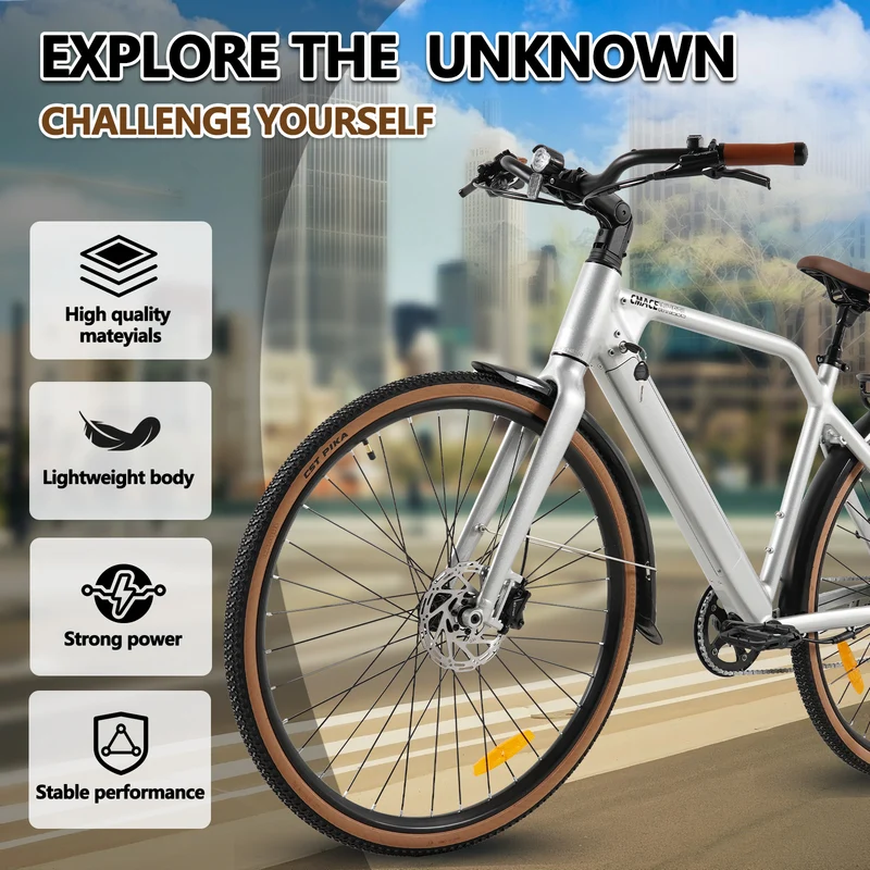 CMACEWHEEL F700-2 36V 250W Batteria rimovibile Bicicletta elettrica per pendolari