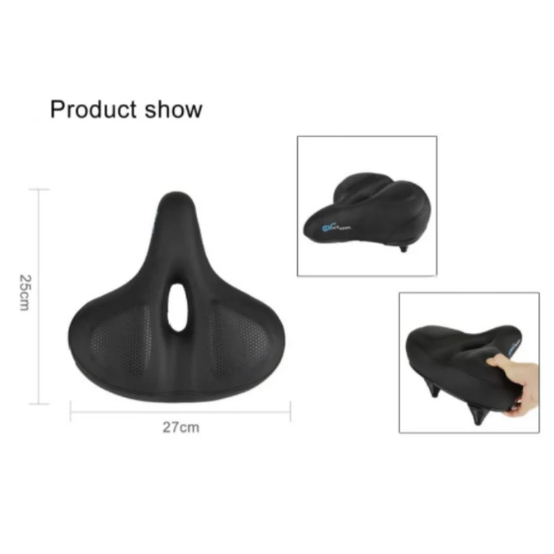 (Nessun logo Cmacewheel) Sella per bicicletta universale oversize Comfort | Sella per bicicletta CMACEWHEEL per KS26 RX20-Max GW20 Y20