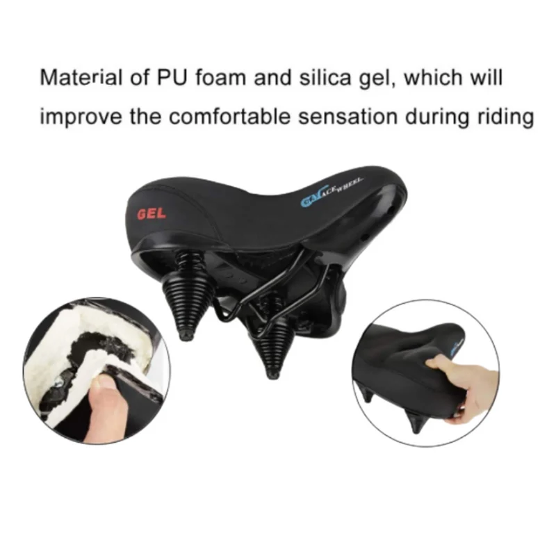 (Nessun logo Cmacewheel) Sella per bicicletta universale oversize Comfort | Sella per bicicletta CMACEWHEEL per KS26 RX20-Max GW20 Y20