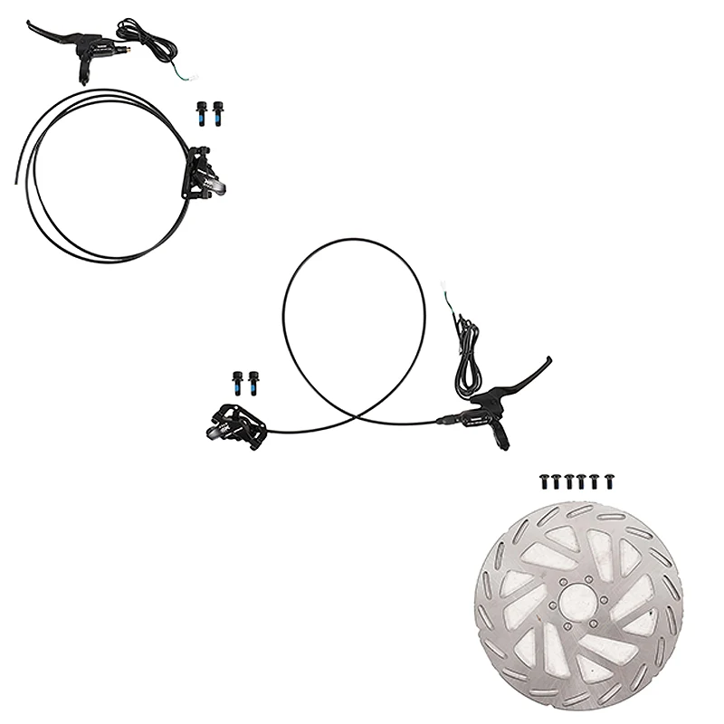 Kit di freni a disco universali per olio idraulico per biciclette elettriche, parti aggiornate di bike sharing