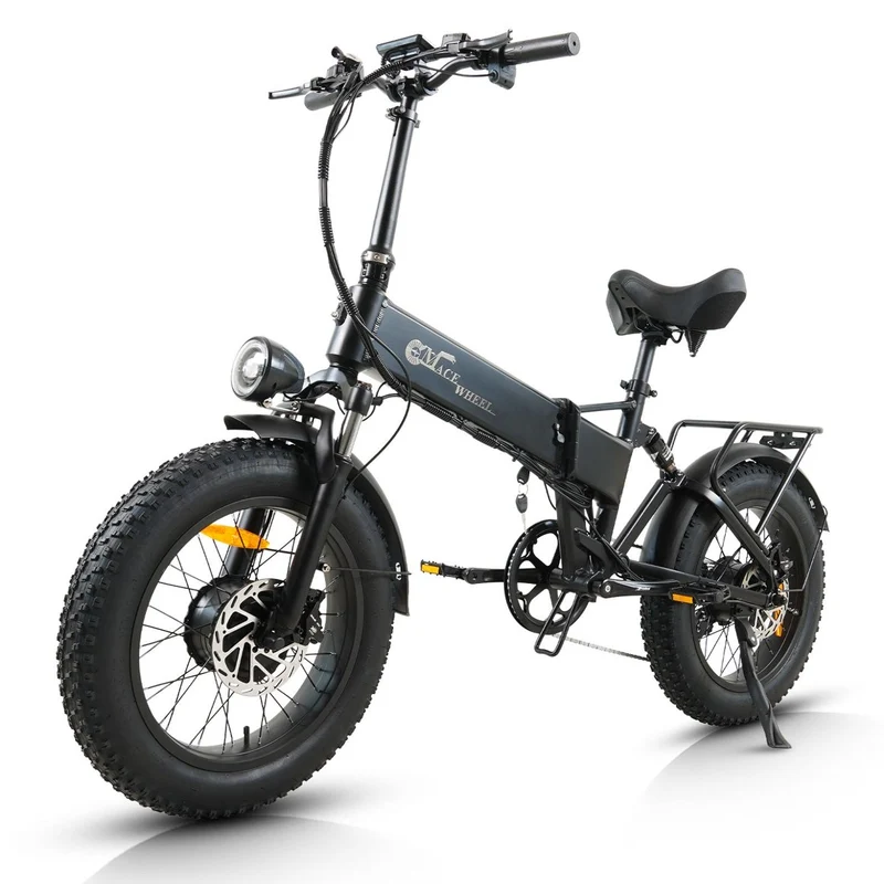 CMACEWHEEL RX20MAX Nuova E-bike 750W*2 Potente bicicletta elettrica a doppio motore 48V 18AH 20 pollici*4.0 Fat Tyre Ebike pieghevole