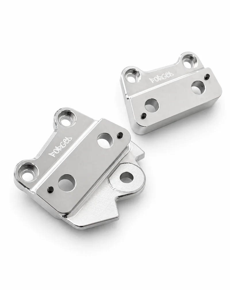 Talaria XXX Metal Foot Peg Brackets | CNC Upgrade Mounts (Black & Chrome)
