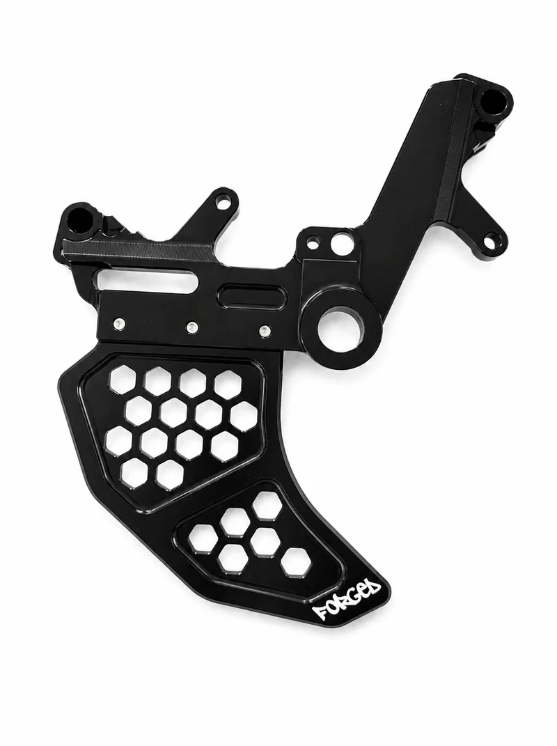 Surron Ultra Bee Dual Caliper Mount | CNC Metal Brake Upgrade w/ Rotor Guard