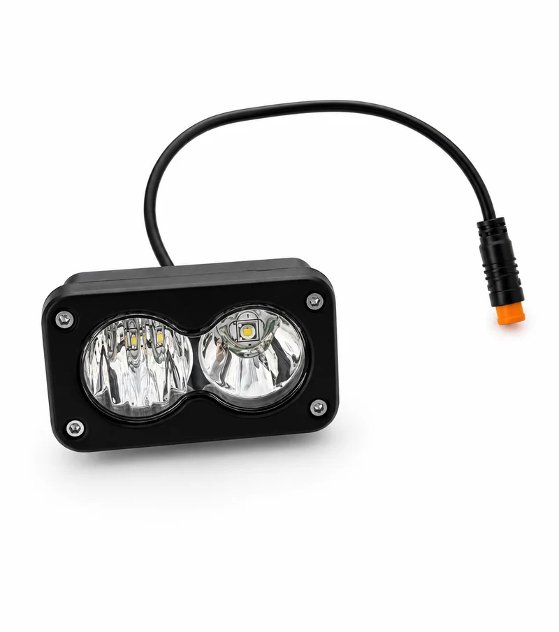Baja Light (Plug & Play) | High-Power Waterproof E-Bike Headlight Kit (Ridstar Q20)