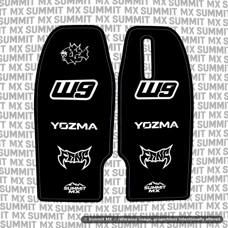 Yozma IN10 Fork Guard Decals