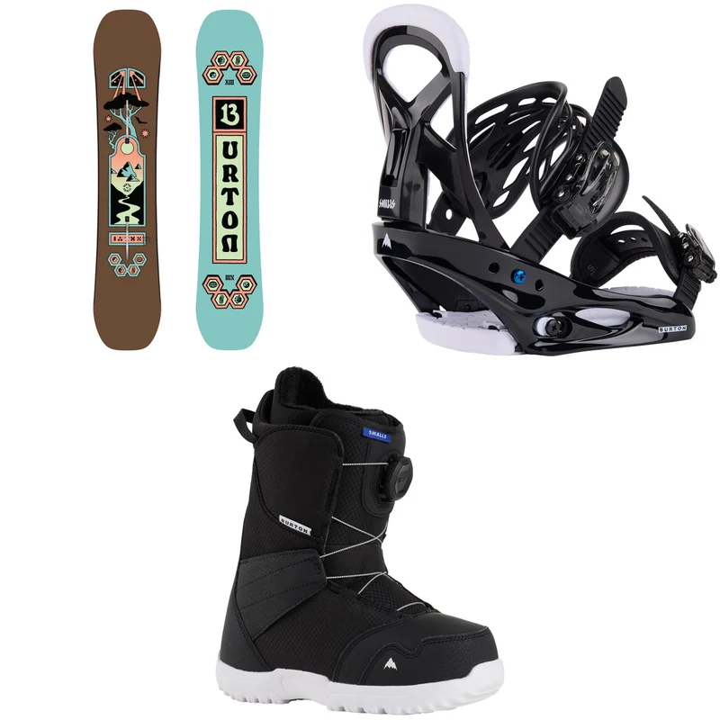 Burton Smalls Snowboard + Smalls Snowboard Bindings + Smalls BOA Snowboard Boots - Kids' 2027