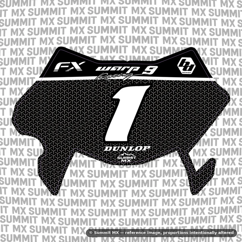 Vertex Number Plate Decal