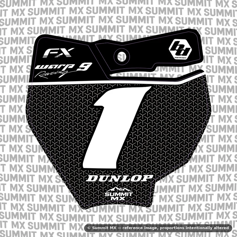 Vertex Number Plate Decal