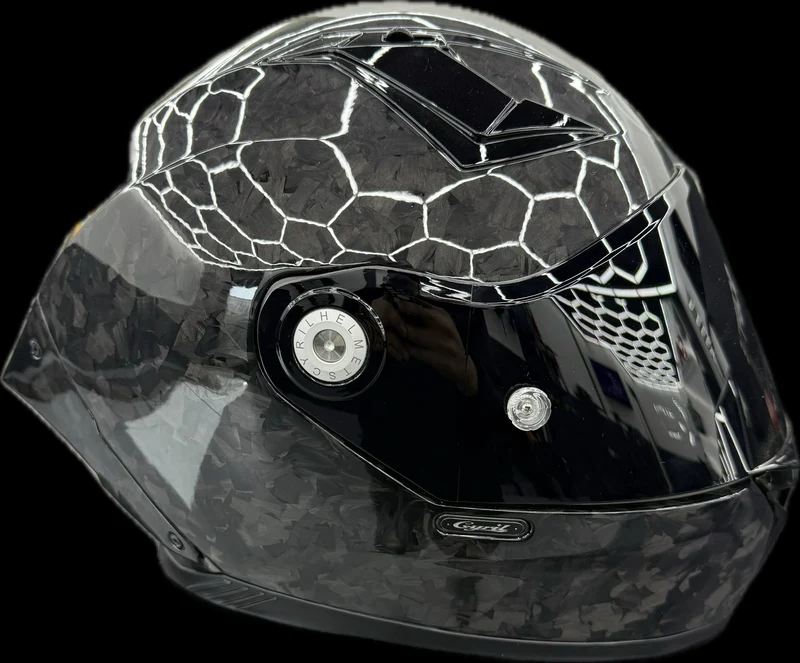 Cyril forged carbon helmet
