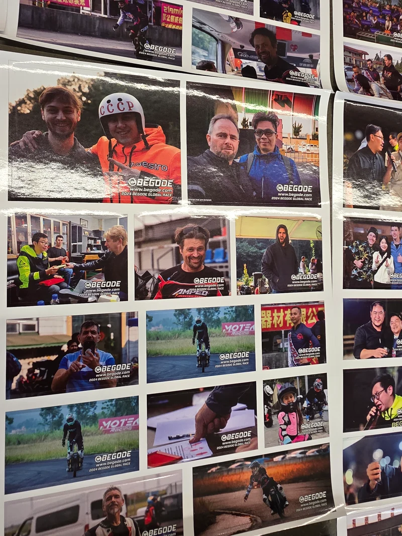 Begode Global Race Calendar and Sticker Photos