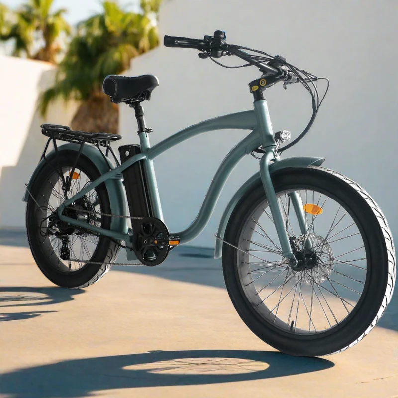Coastal Cruisers Step Over 24x3 - 52v Beach Cruiser Electric Bike