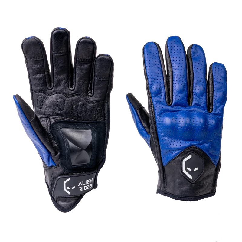 Alien Rides Kevlar Leather Gloves with Crash Protection