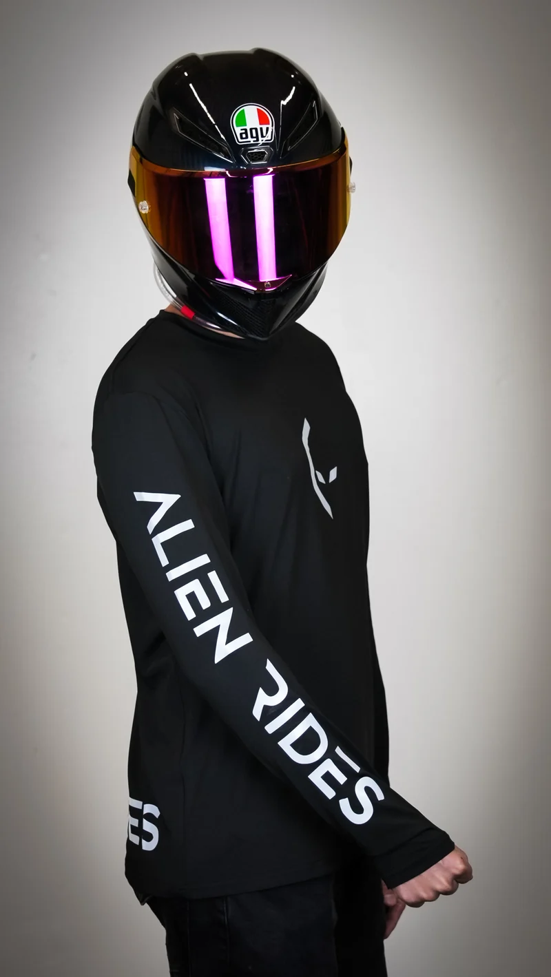 Alien Rides Reflective Long Sleeve Shirt