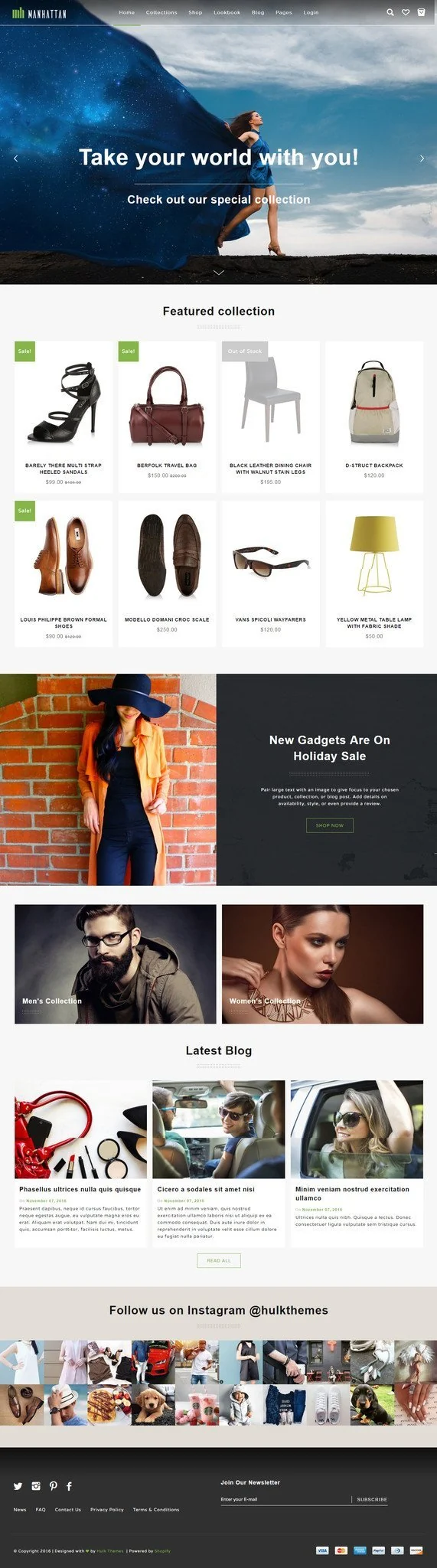 Women's Fashion Store Manhattan Shopify Theme