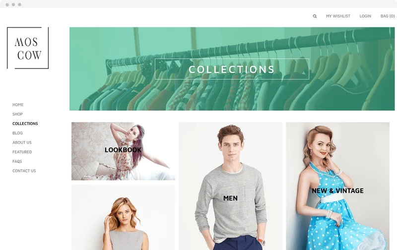 Women's Fashion Store Moscow Shopify Theme