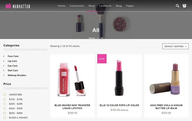 Men's Fashion Store Manhattan Shopify Theme