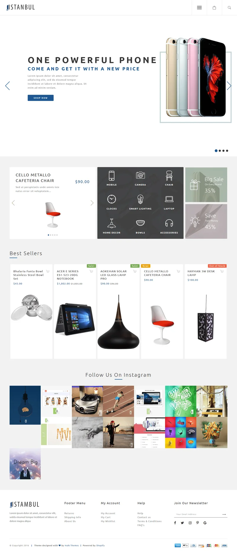 Grocery Store Istanbul Shopify Theme