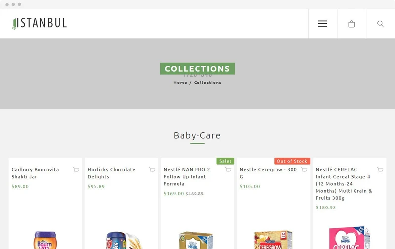 Cosmetics Store Istanbul Shopify Theme