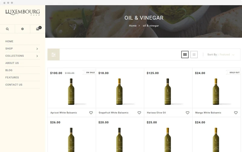 Grocery Store Luxembourg Shopify Theme