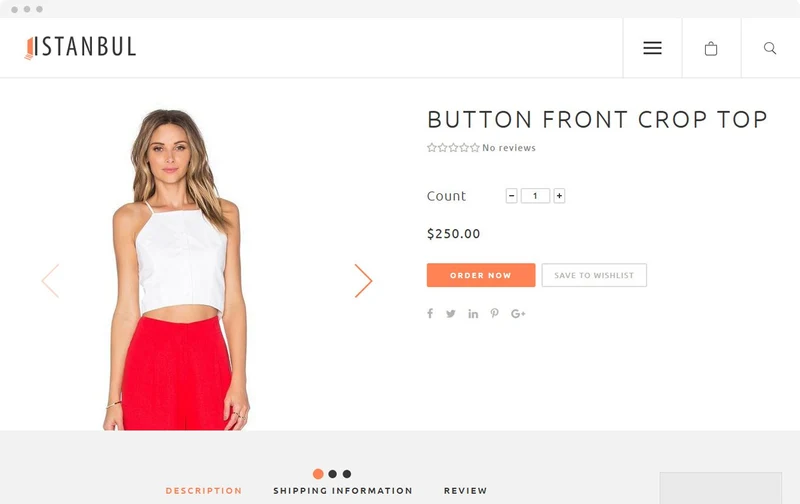 Men's Clothing Store Istanbul Shopify Theme
