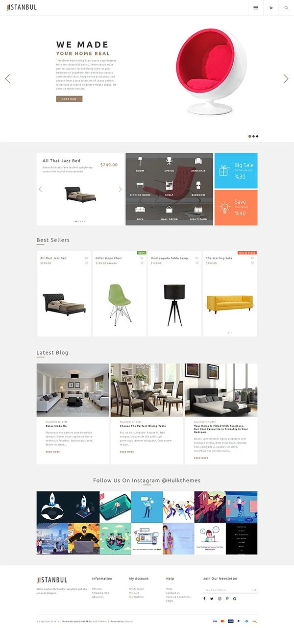 Clothing Store Istanbul Shopify Theme