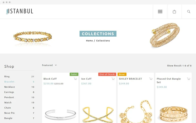 Clothing Store Istanbul Shopify Theme