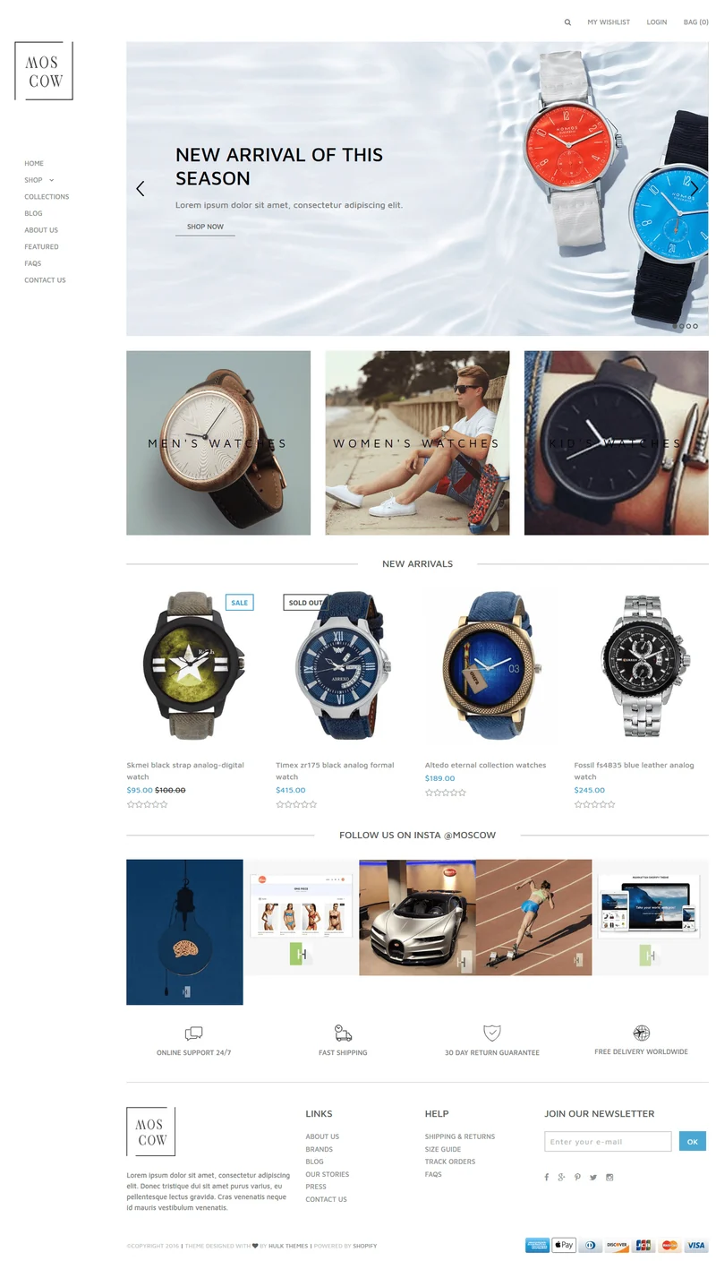 Women's Clothing Store Moscow Shopify Theme