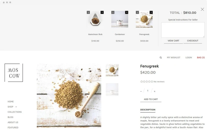 Men's Clothing Store Moscow Shopify Theme