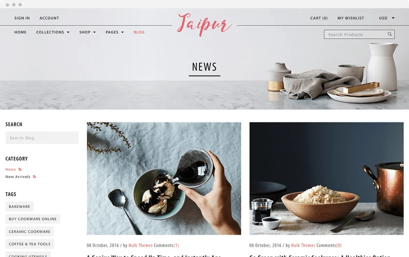 Women's Clothing Shopify Theme - Jaipur