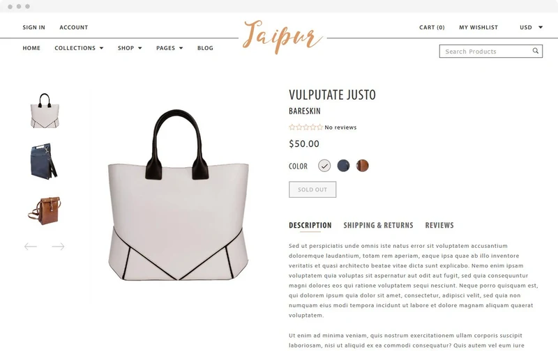 Men's Clothing Shopify Theme - Jaipur