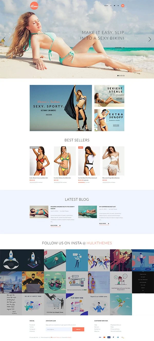 Women's Clothing Shopify Theme - Miami