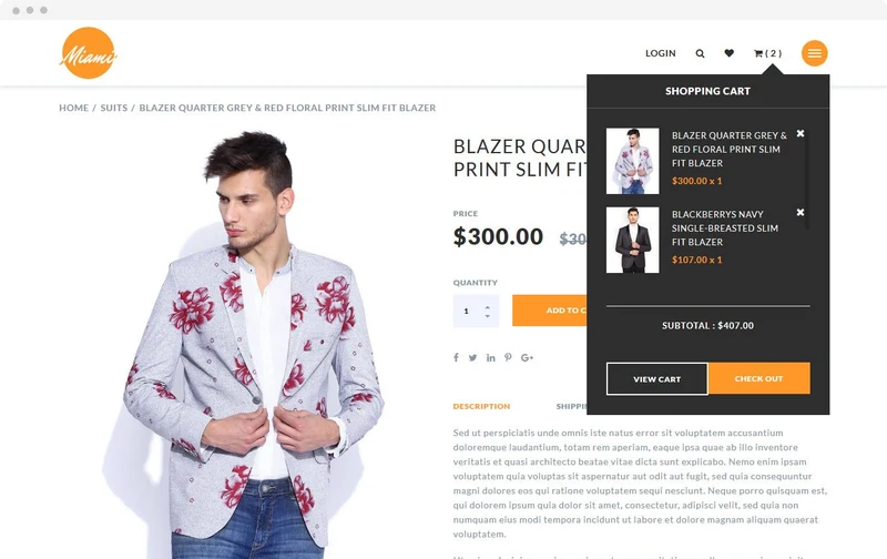 Women's Clothing Shopify Theme - Miami