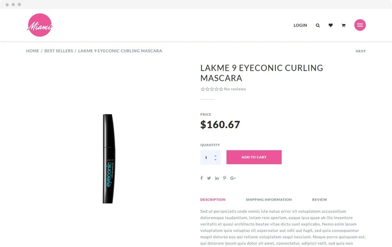 Men's Clothing Shopify Theme - Miami