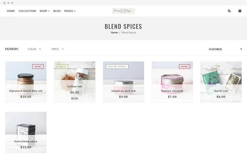 Clothing Shopify Theme - Phoenix